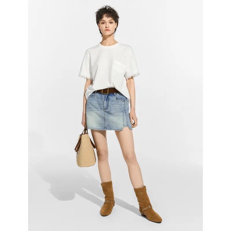 Bethine Denim Short Skirts Women's-7