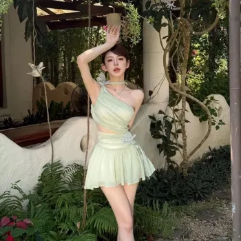 MTHE Skirt Set Women's Mint Green