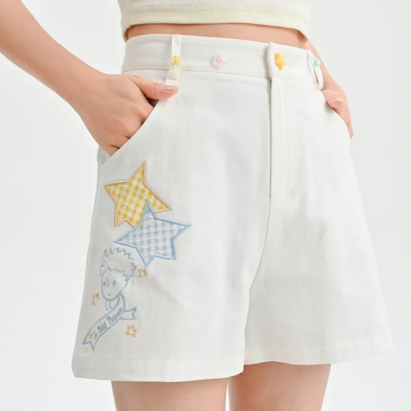 SNBL Casual Shorts Women's White-4