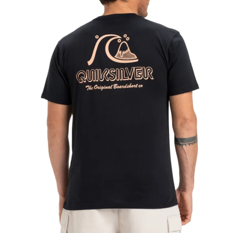 Quiksilver Evo Original T Shirt Men's Black-3