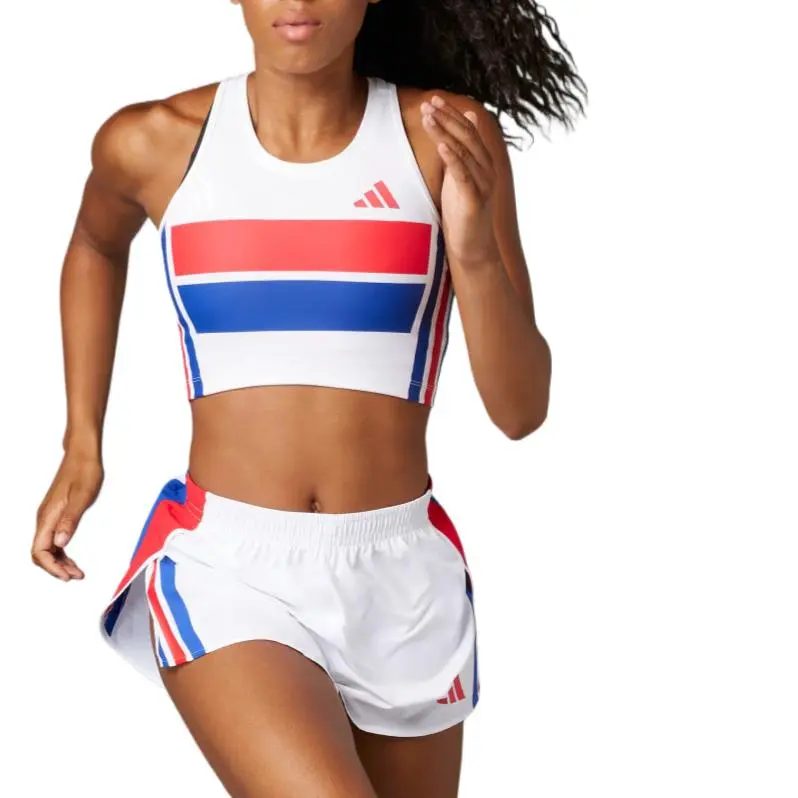 Adidas Free Shipping With AdiClub Adizero Retro Running Crop Top-1