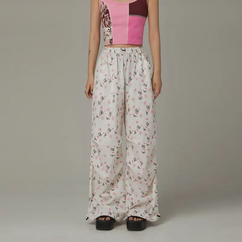 CHUU Casual Pants Women's White-2