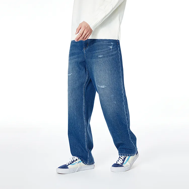 PEACEBIRD MEN Jeans Unisex Royal Blue-3
