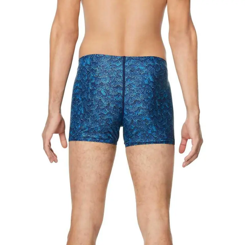 Speedo Hothouse Floral Square Leg Navy Creora Highclo Swimming Shorts Men's-11
