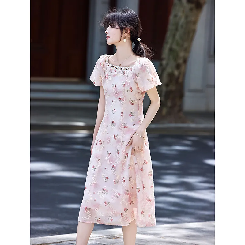 A Paradise For Awakening Short Sleeved Dress Women's-4