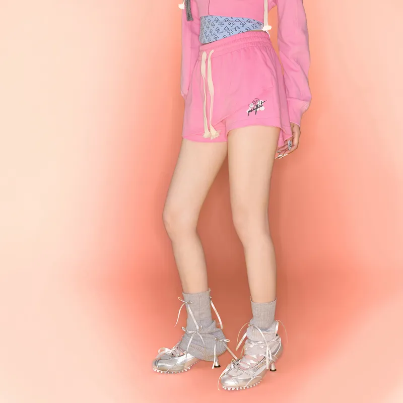CHUU Casual Shorts Women's Pink-2