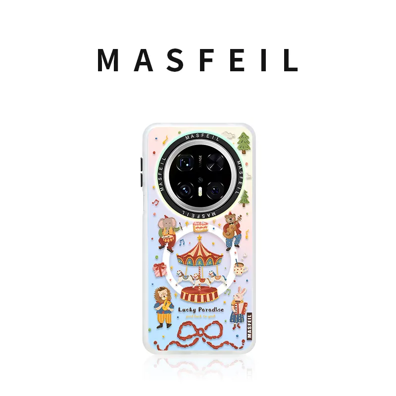 Marsfield Acrylic Material Double Layer IMD Laser Magnetic Case Myersphill Compatibility  Huawei Mate 70/60/50/40 Pro-1