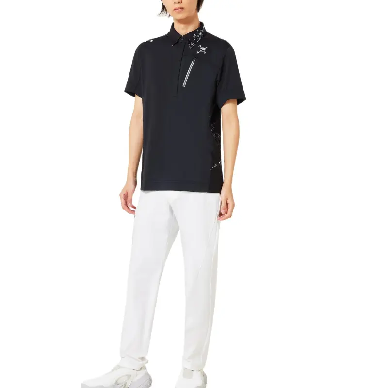 Oakley Polo Shirts Men Black-5