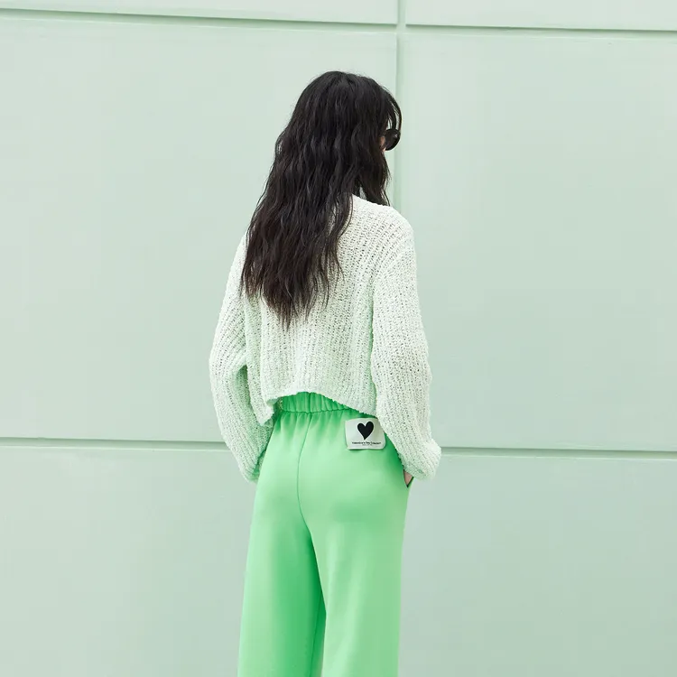 MO&CO Knitwear Women's Ice Cream Green-2