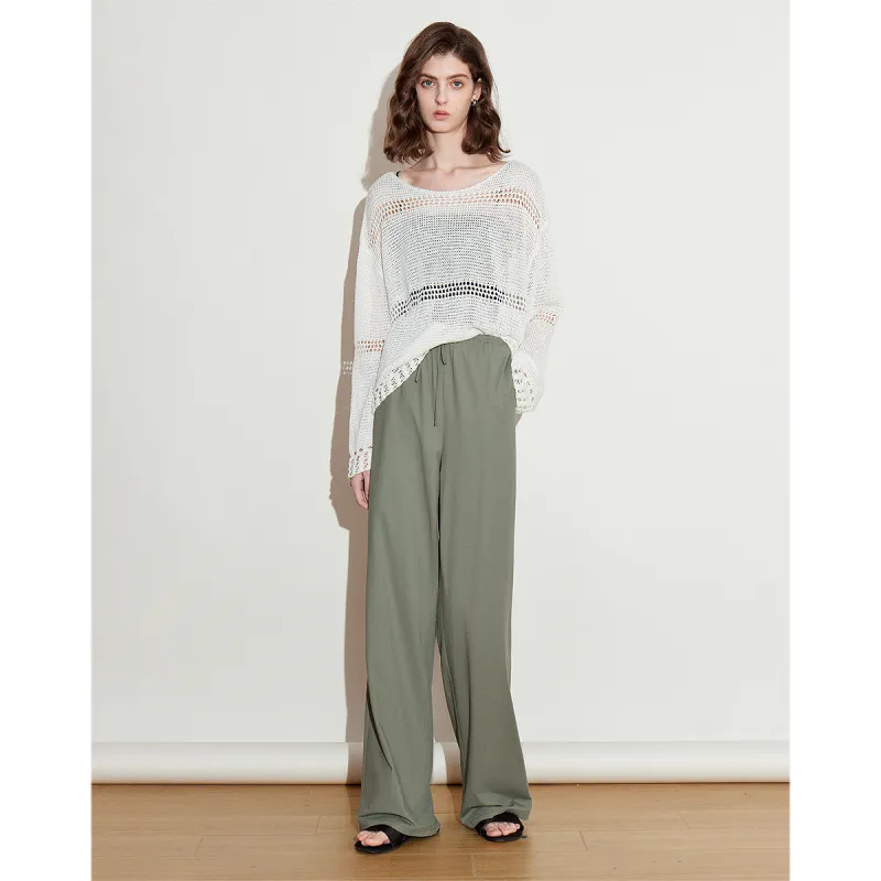 Initial Language Casual Pants Women's-3