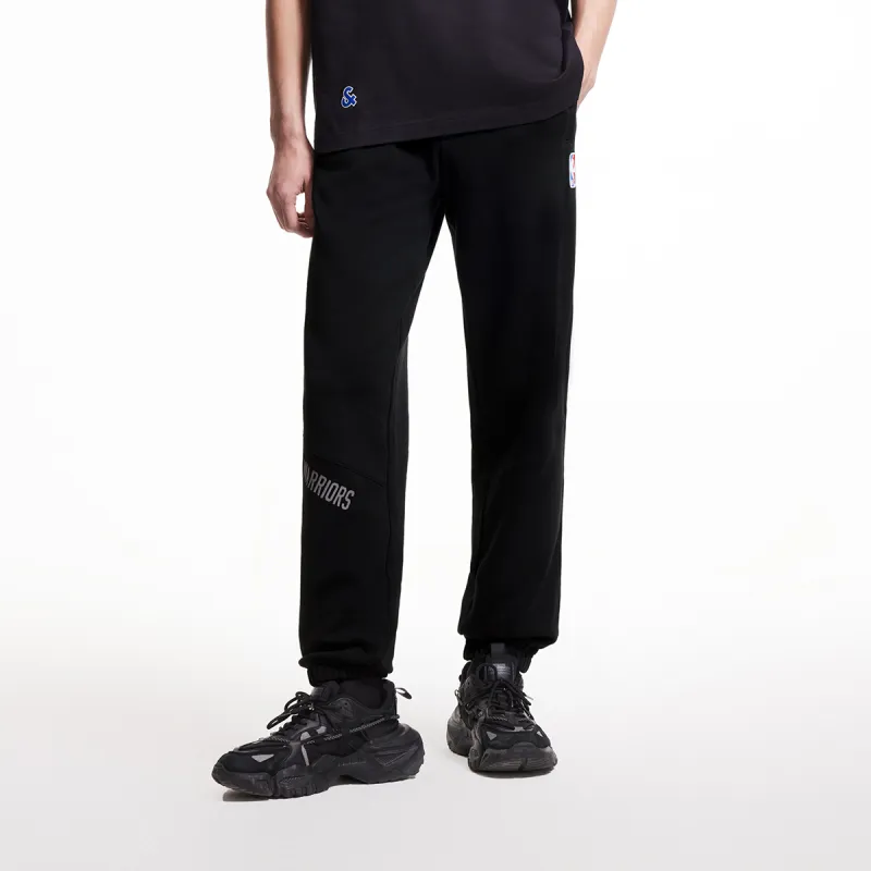JACK&JONES X Warriors Nba Knitted Sweatpants Men E40 Black-2