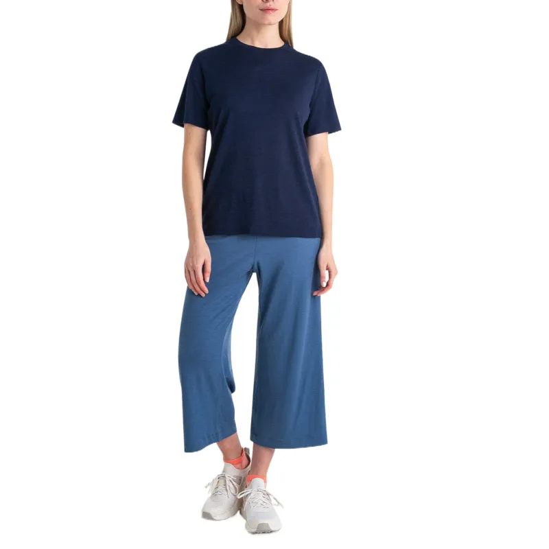 Icebreaker Regular T Shirt Women's Marine Blue-2