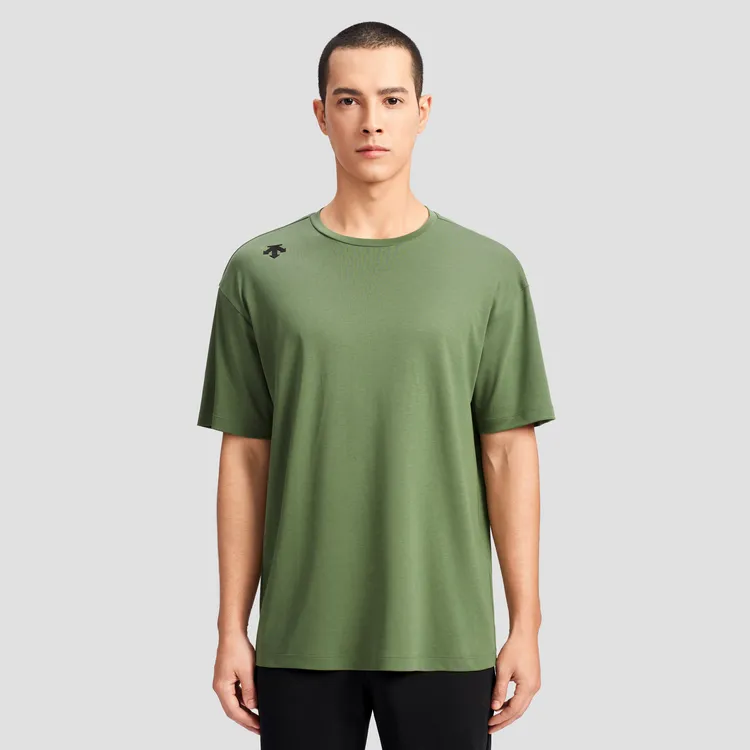 DESCENTE Set in Sleeve T Shirt Unisex-2