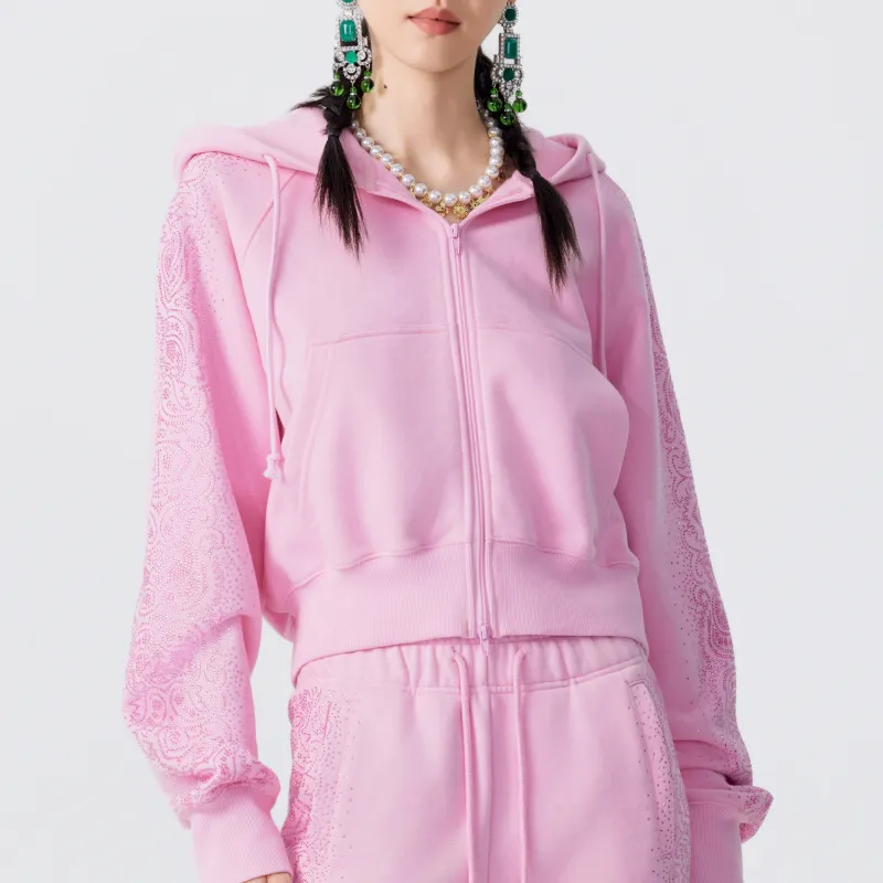 TCH Cropped Coats Women's Pink-5