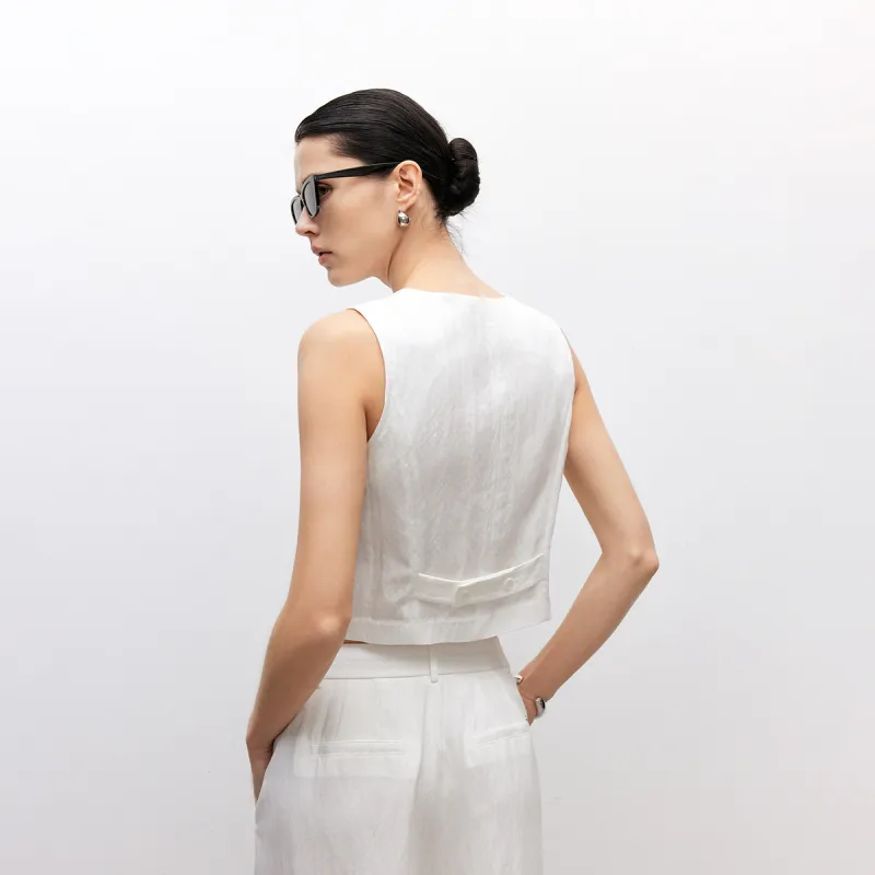 ONLY Vests Women's S00 White-4