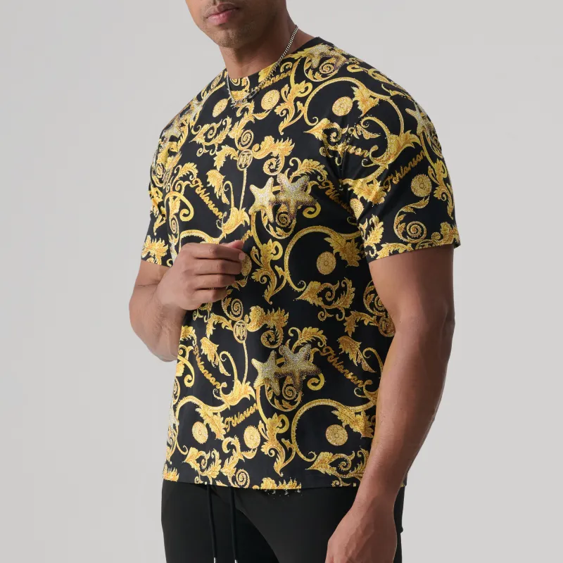 TCH T Shirt Unisex Black Base Gold Logo-5