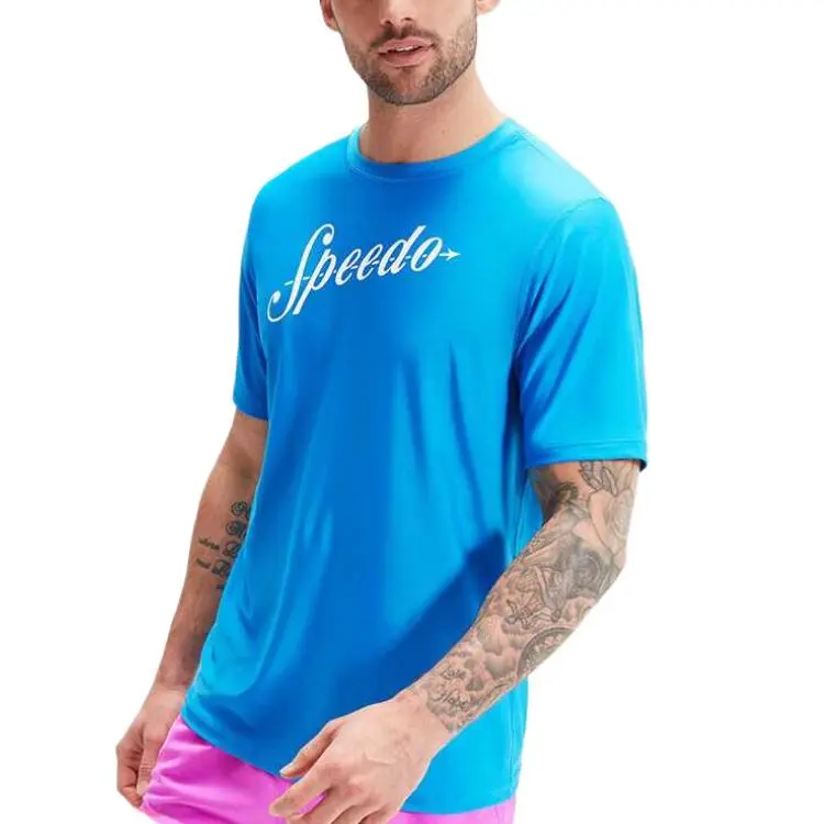 Speedo T Shirts Men Blue-1