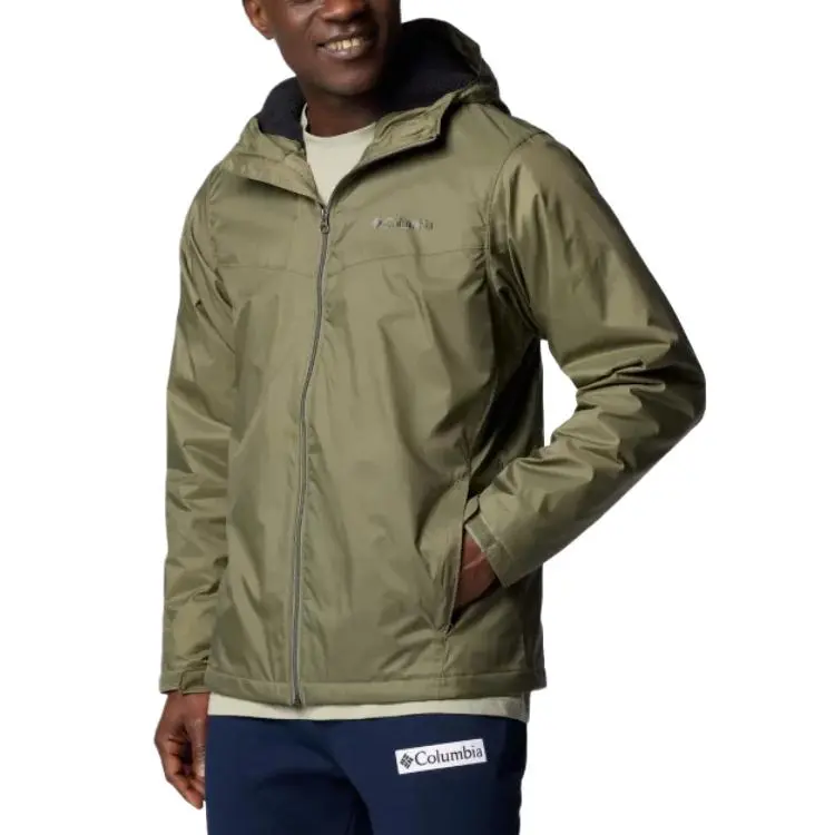 Columbia Glennaker Sherpa Lined Jacket Men's Stone Green-2