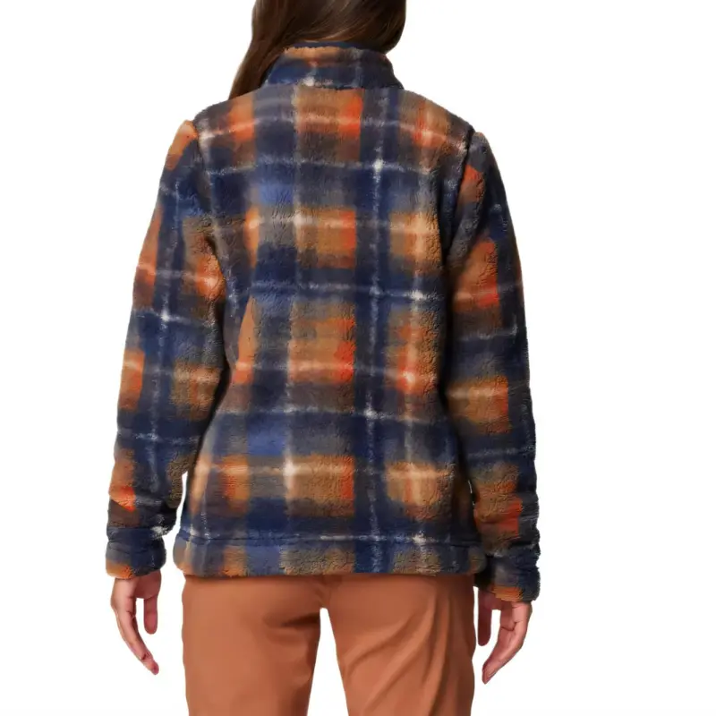 Columbia West Bend Quarter Zip II Sweater Women's Marine Blue-1