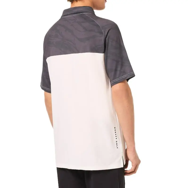 Oakley Reduct C1 Duality Polo Shirt Men's Gray White 9W8-5
