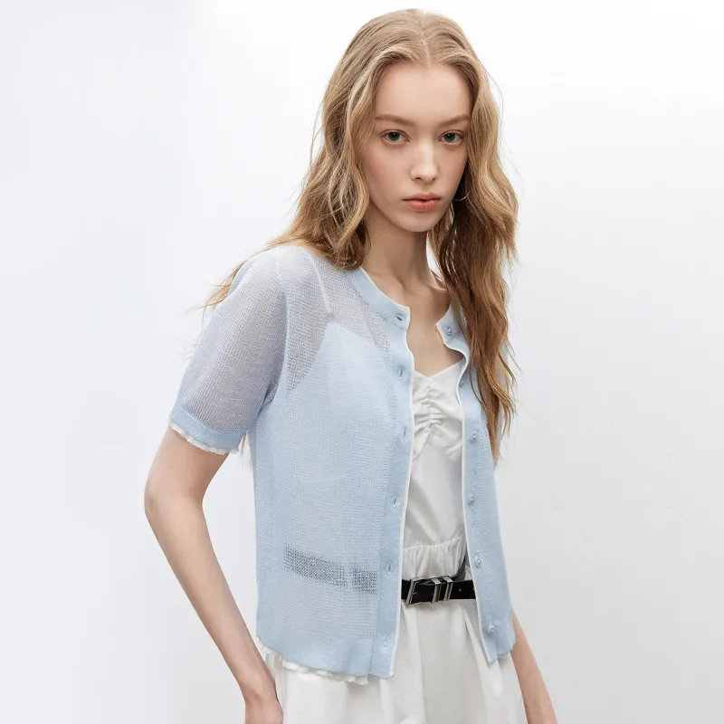 ONLY Knitwear Women's A43 Light Blue-4