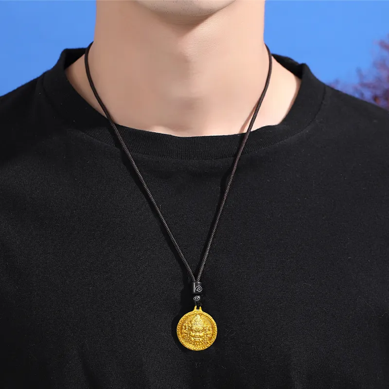 YASHENGZHUBAO S999 Fine Silver Necklaces Unisex-2