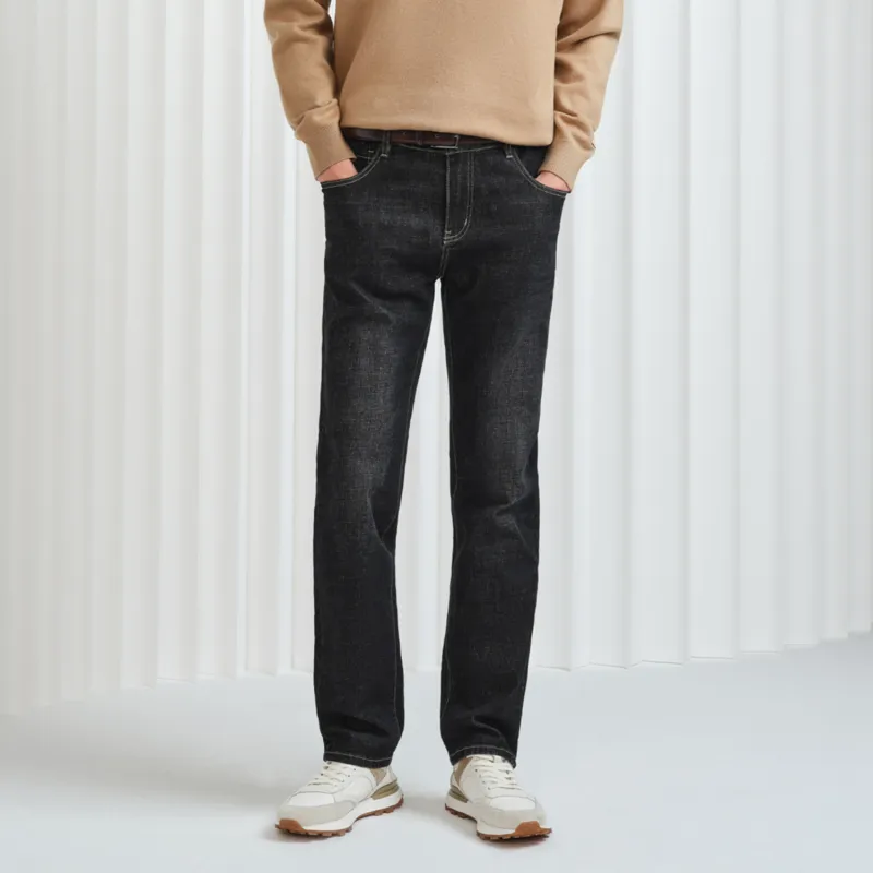 HLA Three Kingdoms Jeans Men-2
