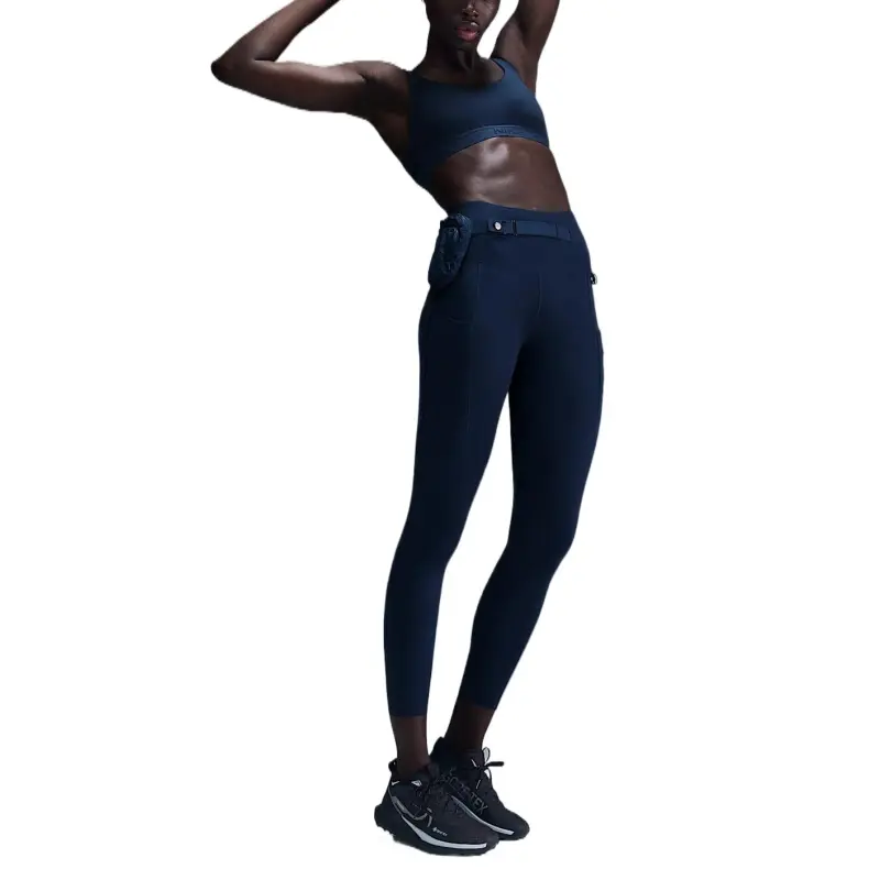 Nike Indy High Support Padded Adjustable Sports Bra Sports Underwear Women's Marine Arsenal-1