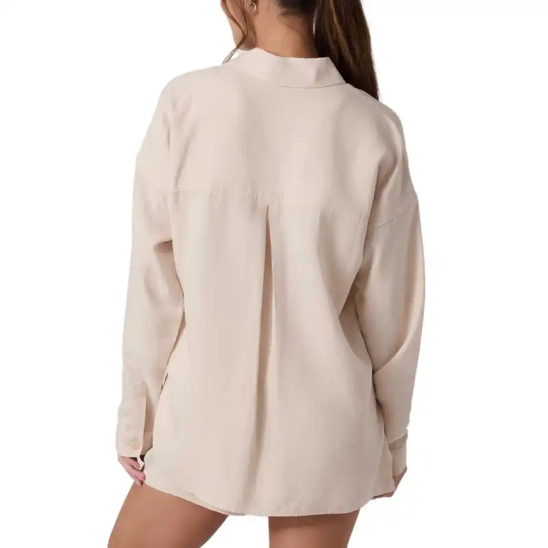 Vuori Shirt Women's Warm Velvet Apricots-2