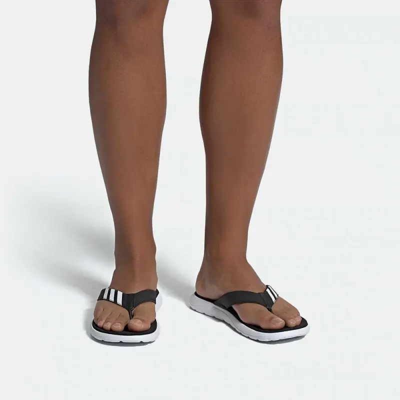 Adidas COMFORT FLIP FLOP Slip-Resistant Slide Slippers Unisex Black-6