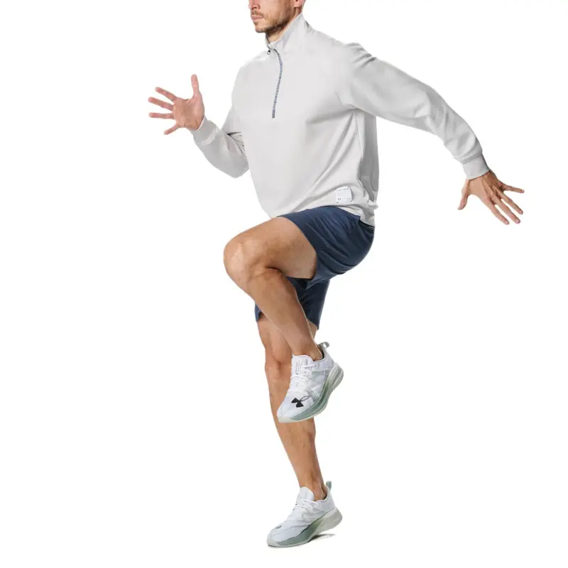 Under Armour Motivate Sweatshirt Men's Gray White-2