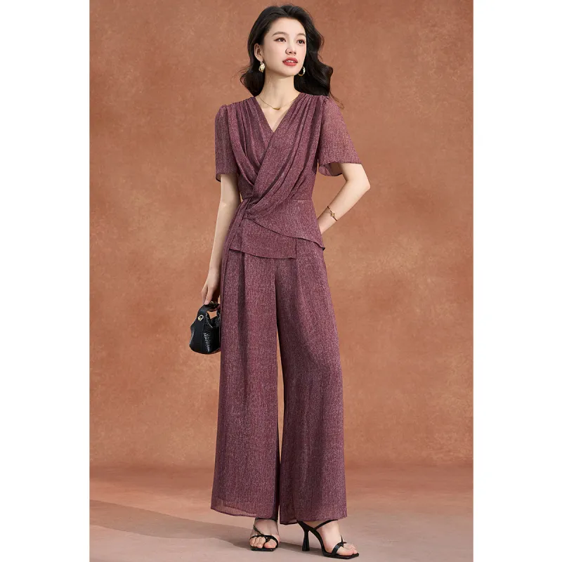 Mylan Casual Suits Women's Crimson-2