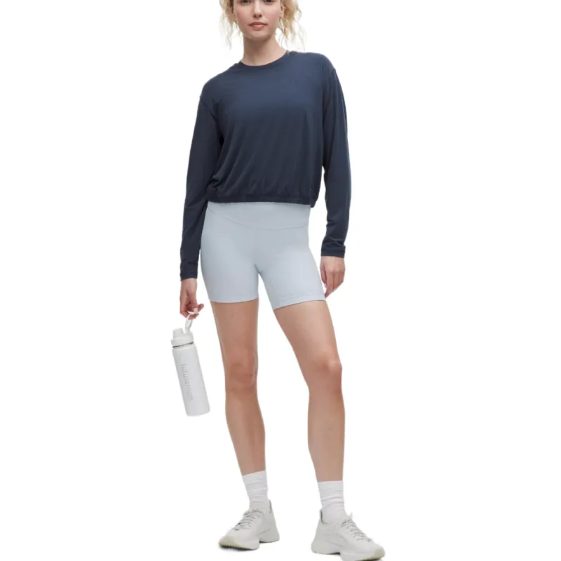 Lululemon Long Sleeve Jersey Training Elastic Hem Shirt Women's-5