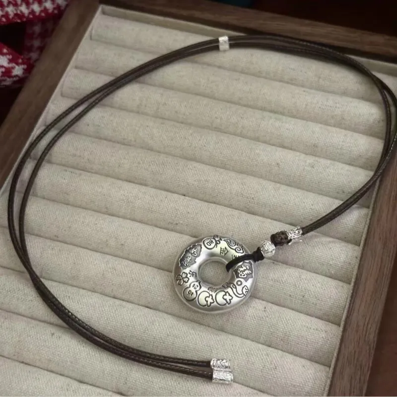 FUYUFU 999 Fine Silver Necklaces Unisex-1