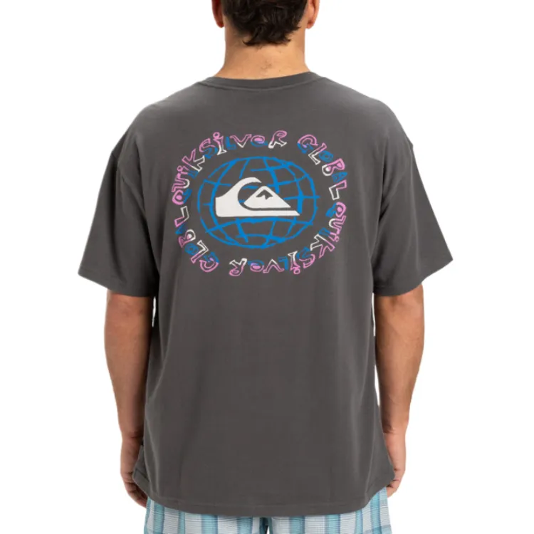 Quiksilver T Shirt Men's Dark Gray-4