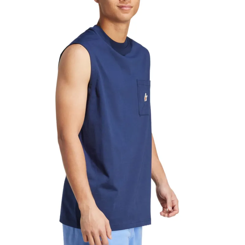 Adidas Tank Top Men's Dark Indigo-3