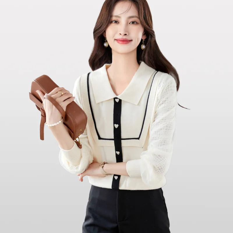 Love Elaine Knitwear Women's Apricot-2
