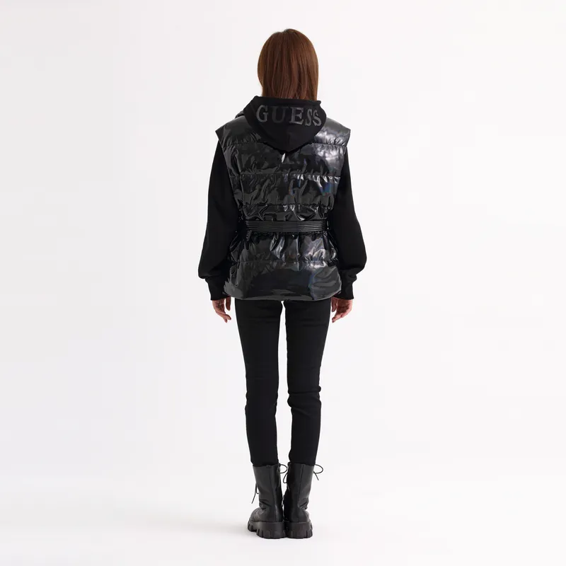 GUESS Vests Unisex BLK Black-5