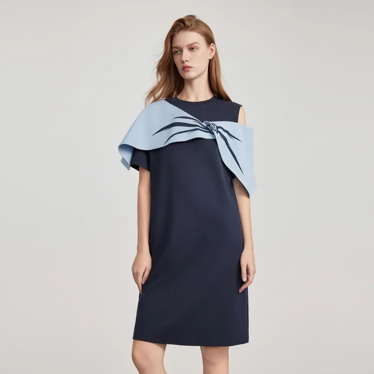 ELLE Short Sleeved Dress Women's-6