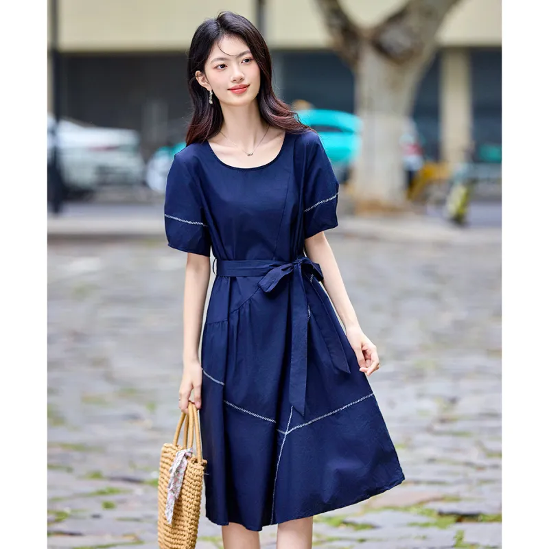 Still Quiet Short Sleeved Dress Women's-3