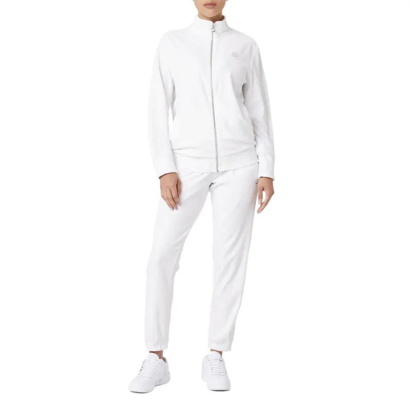 FILA Deverall Velour Jacket Jackets Coats Men's White 100-5
