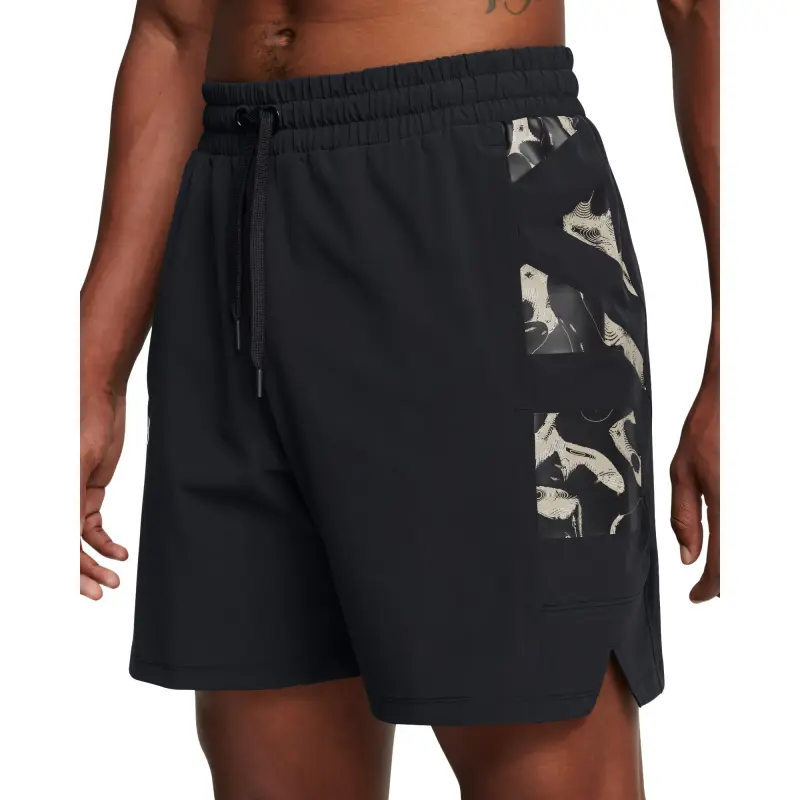 Under Armour Baseline Casual Shorts Men's Black-3