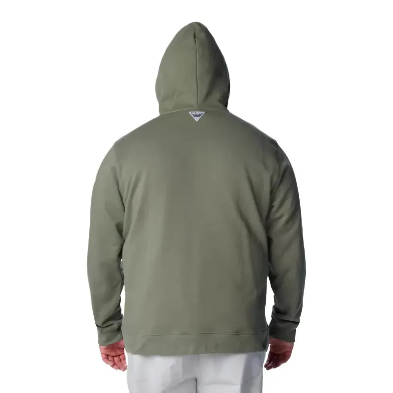 Columbia PFG Fish Flag Sweatshirt Men's Beech Cool Gray-1