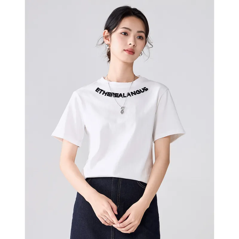 Love Elaine T Shirt Women's White-2
