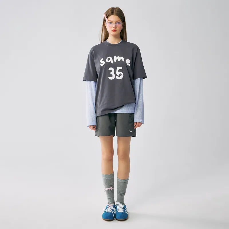 MYSAMESAME T Shirts Unisex Dark Gray In Stock-2