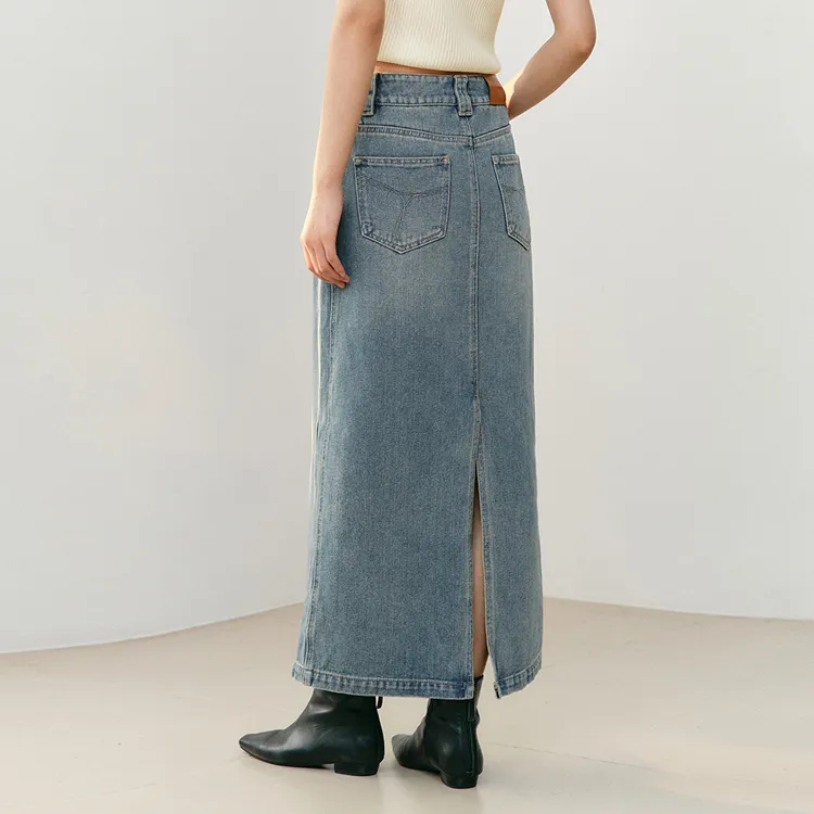 PEACEBIRD Denim Casual Dress Women's-14