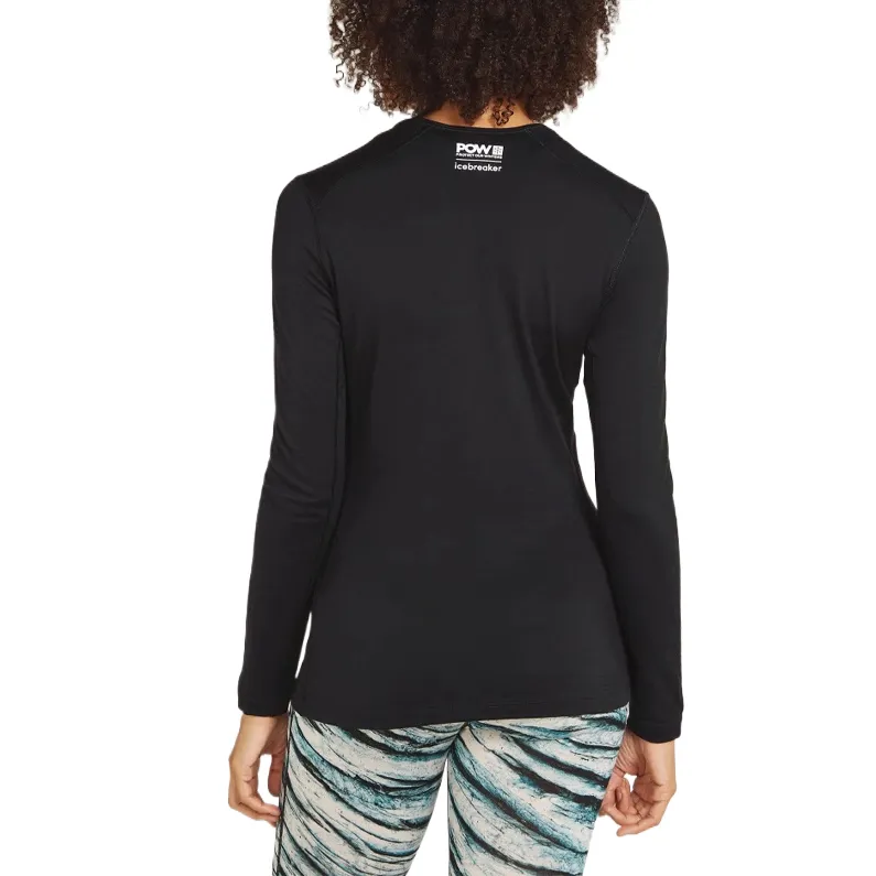 Icebreaker x POW Regular T Shirt Women's Pure Black-2