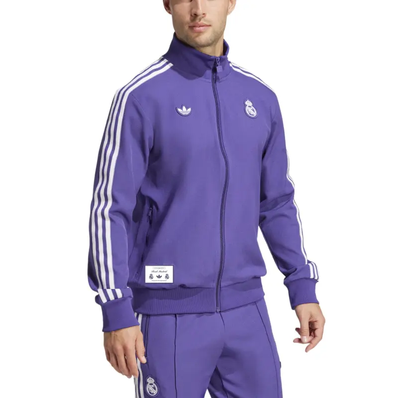 Adidas Free Shipping With AdiClub Real Madrid Terrace Icons Track Top-1