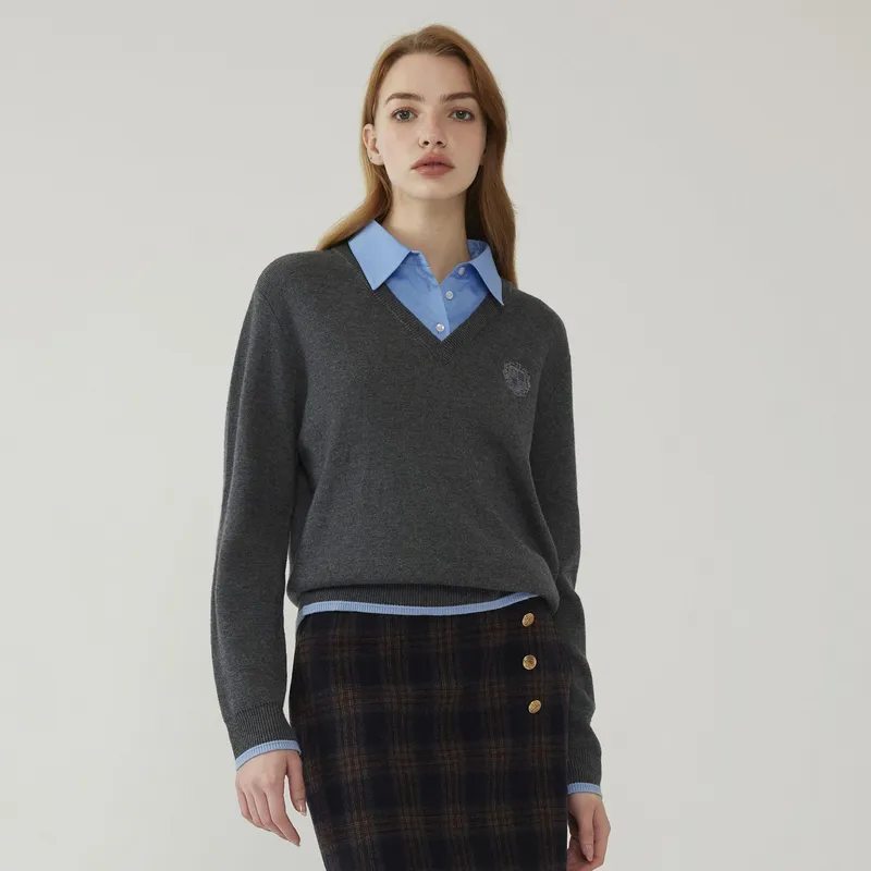 E.land Sweater Women's Dark Gray-2