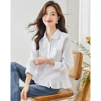 Love Elaine Shirt Women's White